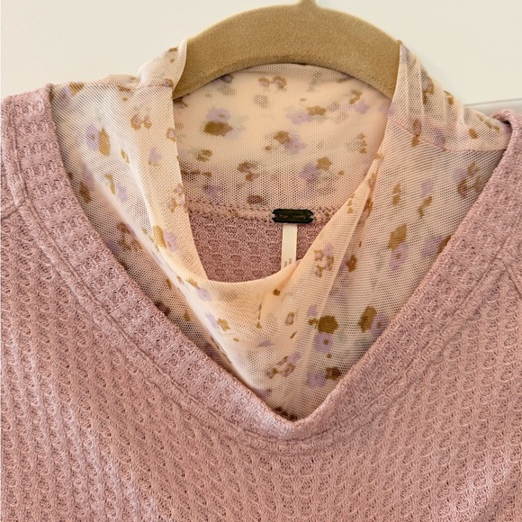 FREE PEOPLE PINK OPPOSITES ATTRACT MINI DRESS - Picture 7 of 8